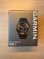 Garmin Venu 3 Black, Sieraden, Tassen en Uiterlijk, Smartwatches, Ophalen of Verzenden, Gebruikt, Zwart, Android