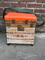 Vintage ARCA Viskoffer met Zitkussen en toebehoren, Antiek en Kunst, Ophalen of Verzenden