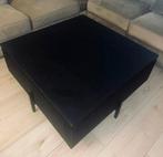 Salontafel visgraat 100x100x45 cm zwart, Huis en Inrichting, Tafels | Salontafels, Ophalen, 100 tot 150 cm, 50 tot 100 cm, Zo goed als nieuw