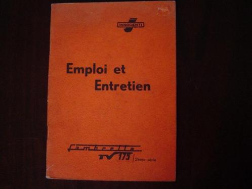 Lambretta TV175 1959 emploi et entretien instructie boekje, Motoren, Handleidingen en Instructieboekjes, Overige merken, Ophalen of Verzenden