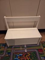 Witte Speelgoedkist / Bankje, Gebruikt, Kast, 75 tot 100 cm, Ophalen