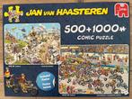 Jan van Haasteren Puzzel Tour de France 500+1000 stukjes, Ophalen of Verzenden, 500 t/m 1500 stukjes, Zo goed als nieuw, Legpuzzel