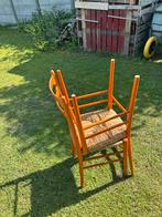 Vintage stoelen met rotan zitting, Riet of Rotan, Gebruikt, Twee, Bruin
