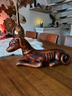 Antieke Whippet Hond - Bijzonder Groot!, Ophalen of Verzenden