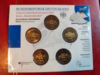 5 x 2 euro Duitsland 2007 BU Schweriner Schloss A D F G J, Postzegels en Munten, Munten | Europa | Euromunten, Ophalen of Verzenden