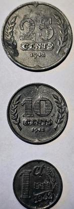 Nederland Oorlogsmunten Set 1942 - Bijna UNC, Postzegels en Munten, Munten | Nederland, Ophalen of Verzenden