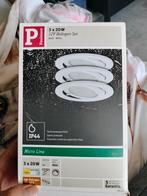paulmann inbouwspots halogeen 12v, Huis en Inrichting, Lampen | Spots, Metaal of Aluminium, Wit, Halogeen, Nieuw