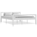 Bedframe metaal wit en zwart 100x200 cm. Nieuw in doos, Huis en Inrichting, Slaapkamer | Bedden, Ophalen, 100 cm, Eenpersoons