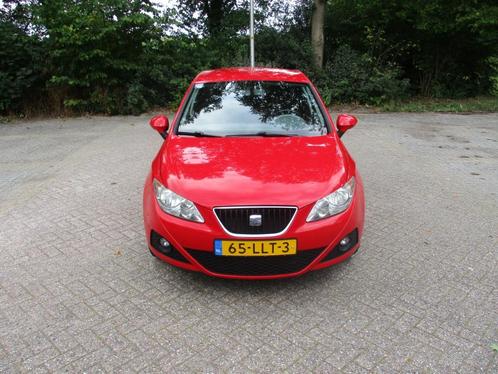 Seat Ibiza 1.4 63KW 5DRS 2010 Rood apk tot 08-2026, Auto's, Seat, Bedrijf, Ibiza, ABS, Airbags, Airconditioning, Alarm, Bluetooth