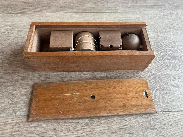 Friedrich Fröbel / Froebel leerspelset van hout, antiek, Sieraden, Tassen en Uiterlijk, Overige Accessoires, Gebruikt, Ophalen of Verzenden