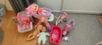 poppenset meisje, Kinderen en Baby's, Speelgoed | Poppen, Ophalen of Verzenden, Zo goed als nieuw, Babypop