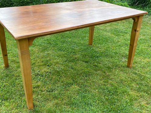 Grenen eet – werktafel, Huis en Inrichting, Tafels | Eettafels, Gebruikt, 50 tot 100 cm, 100 tot 150 cm, Vijf personen of meer