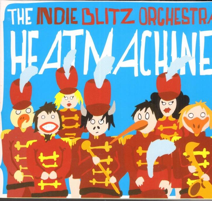 HEATMACHINE The Indie Blitz Orchestra YORN OVERWIJK 5 tr *DC, Cd's en Dvd's, Cd's | Pop, Zo goed als nieuw, 2000 tot heden, Ophalen of Verzenden