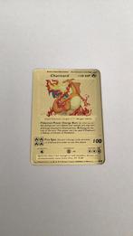 Charizard Iron Card – Goudkleurig – 4/102, Ophalen, Zo goed als nieuw, Losse kaart