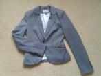 Lichtgrijs gemêleerd jasje/colbertje, H&M, maat 36, Ophalen of Verzenden, Jasje, Grijs, Gedragen