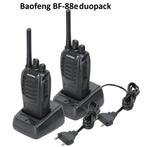 Baofeng BF 88e duo pack portofoon walkie talkie | NIEUW, Verzenden, Nieuw, Portofoon of Walkie-talkie, Handsfree-functie