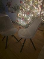 Eetkamerstoelen - Set van stoelen, Gebruikt, Twee, Ophalen of Verzenden, Metaal