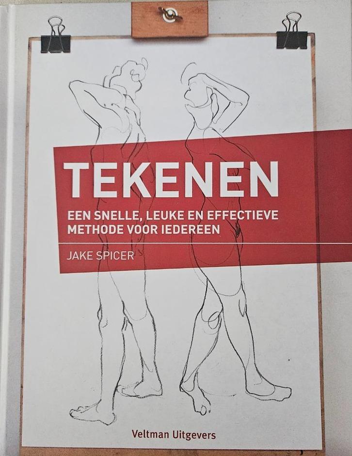 TEKENEN - Leren tekenen - boek van Jake Spicer - hardcover, Hobby en Vrije tijd, Tekenen, Nieuw, Boek of Gids, Ophalen of Verzenden