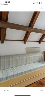 GRATIS SLAAPBANK, Ophalen, Zo goed als nieuw, Tweepersoons, Hout