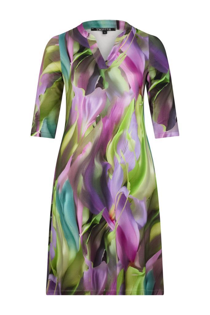 Twister Dress Dio Palmas, Kleding | Dames, Grote Maten, Nieuw, Jurk, Paars, Ophalen of Verzenden