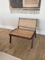 H&M Home rotan webbing stoel bruin hout, Huis en Inrichting, Rotan hout lounge stoel, Riet of Rotan, Gebruikt, Bruin