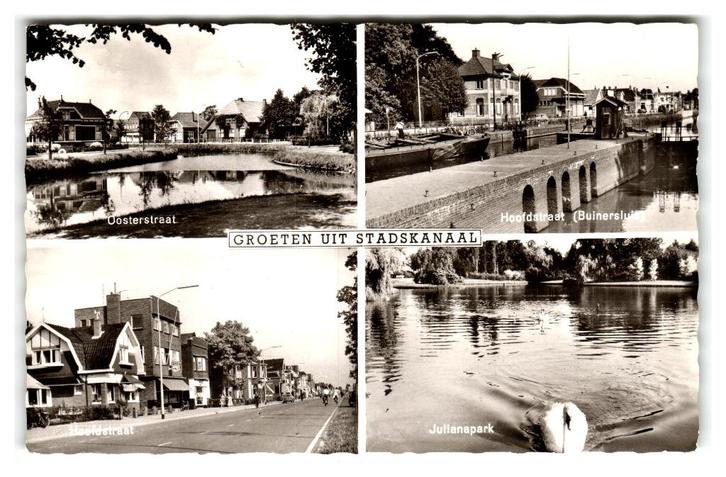 Stadskanaal, Groeten uit Stadskanaal, Verzamelen, Ansichtkaarten | Nederland, Gelopen, Groningen, 1960 tot 1980, Verzenden