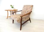 vintage fauteuil jaren 60 stoel design teak, Huis en Inrichting, Fauteuils, Hout, Gebruikt, ., Vintage