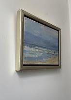 VISSERS AAN ZEE  olieverf op linnen TIJDELIJK 95 EURO!, Antiek en Kunst, Kunst | Schilderijen | Modern, Ophalen of Verzenden