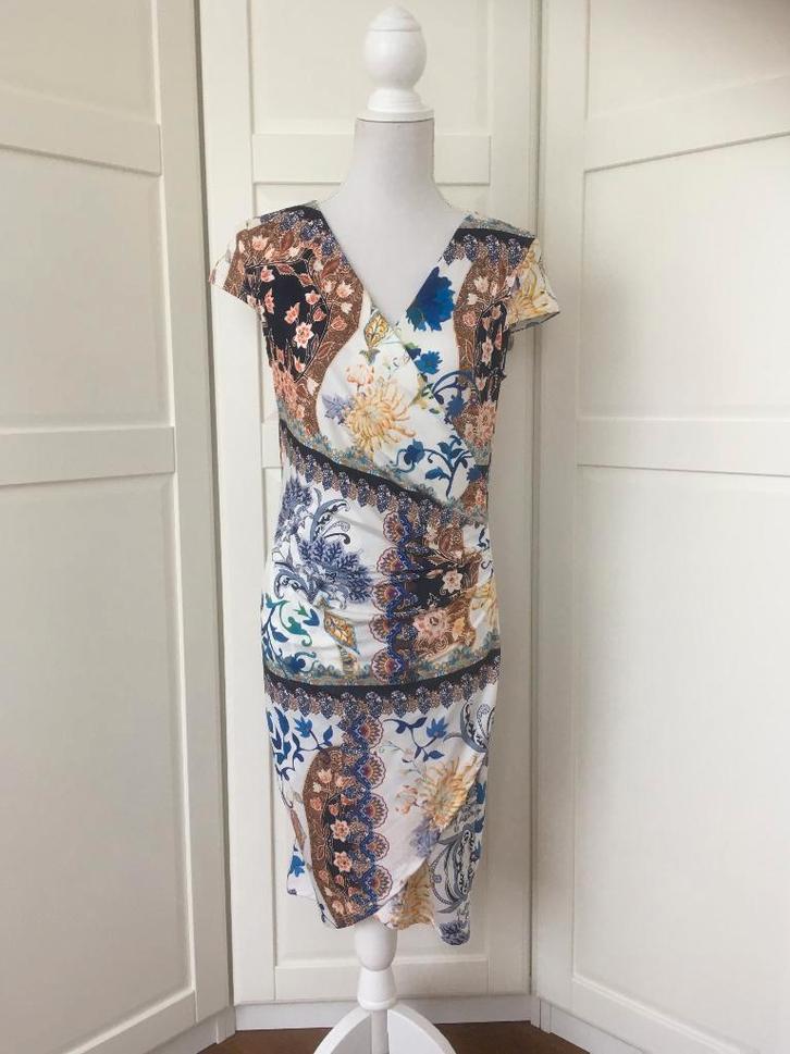 Etoile Du Monde zgan witte print jurk, maat 2 S (valt als M), Kleding | Dames, Jurken, Zo goed als nieuw, Maat 36 (S), Wit, Boven de knie