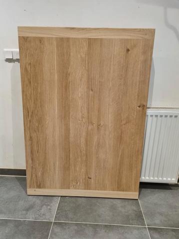 Massief eiken tafelblad (120x85x5) beschikbaar voor biedingen