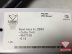 seat ibiza 6l 2003 grille grill nieuw! 4917510, Ophalen of Verzenden, Nieuw, Seat