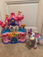 Vtech vrolijke vriendjes lichtkasteel en magische eenhoorn, Kinderen en Baby's, Speelgoed | Vtech, Ophalen of Verzenden, Zo goed als nieuw