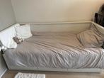 IKEA Hemnes bedbank met lades + gratis matras, Ophalen, Wit, Tweepersoons, 80 cm
