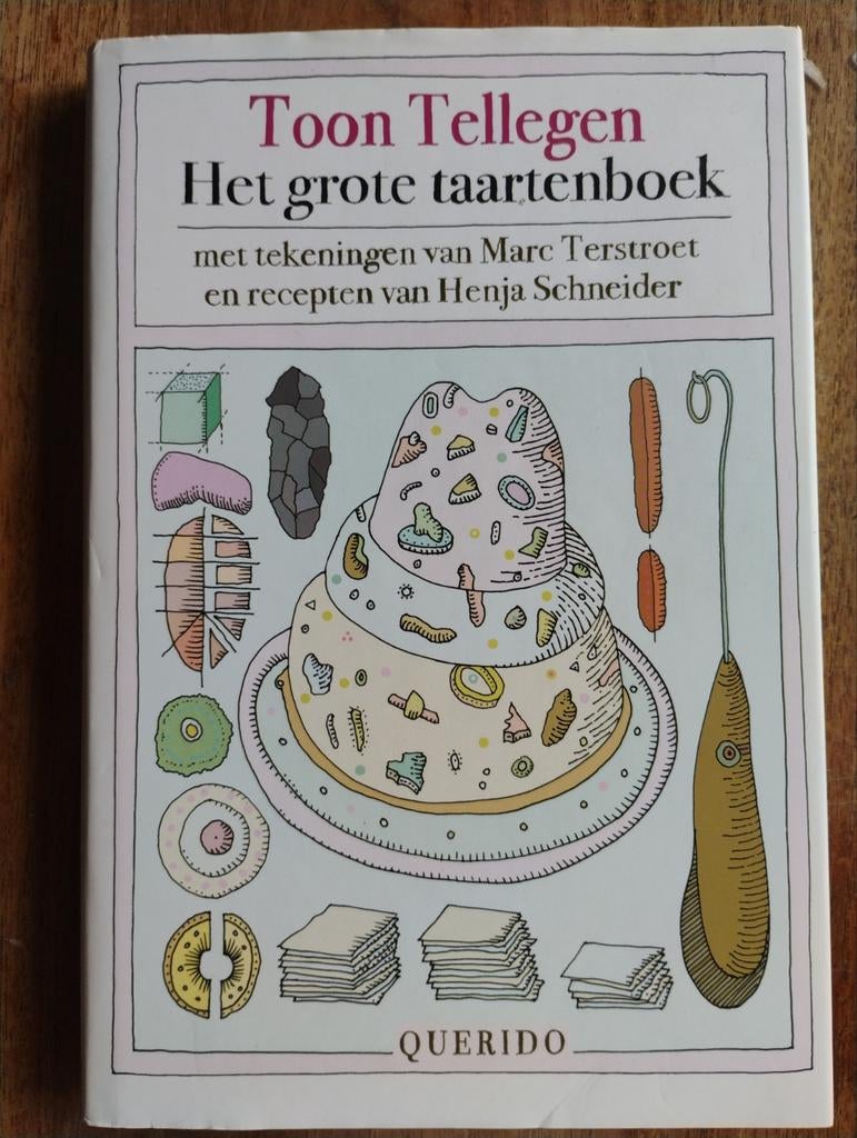 Het Grote Taartenboek - Toon Tellegen, Vegetarisch, Ophalen of Verzenden, Zo goed als nieuw, Toon Tellegen