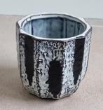 PTMD blauw bloempotje NIEUW, Rond, Ophalen of Verzenden, Aardewerk, Binnen