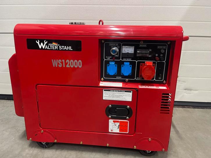 Walter Stahl WS 12000 Diesel Generator - Nieuw in doos, Doe-het-zelf en Verbouw, Aggregaten, Nieuw, Dieselolie, 10 tot 30 kVA
