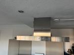 Eilandschouwkap 90 cm Roest vrij staal, Witgoed en Apparatuur, Afzuigkappen, Ophalen of Verzenden, Gebruikt, Vrijstaand, Eilandschouwkap