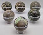 Partij Groene maansteen bollen 6 stuks, ., Nieuw, Ophalen of Verzenden, .