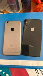 Kapotte iPhone X en 6, Telecommunicatie, Mobiele telefoons | Apple iPhone, Ophalen of Verzenden, Zwart, 64 GB, Niet werkend
