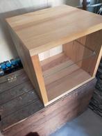 Ikea, kubus kastje Träby met glasplaat, Ophalen, Gebruikt