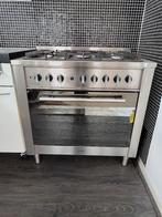 Breed fornuis met oven - Indesit, Ophalen, Gebruikt, 60 cm of meer, Gas