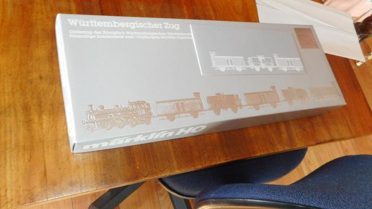 MARKLIN 2857 Duitse goederen trein set;Jubileum , loc + 5 w., Hobby en Vrije tijd, Modeltreinen | H0, Nieuw, Treinset, Wisselstroom