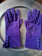 Paarse suede handschoenen H&M maat S, Kleding | Dames, Mutsen, Sjaals en Handschoenen, H&M, Ophalen of Verzenden, Maat 36 (S)