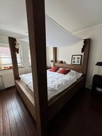 Hemelbed hout, Ophalen, Zo goed als nieuw, Tweepersoons