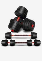 Compleet dumbell en halter set !, Sport en Fitness, Fitnessmaterialen, Ophalen of Verzenden, Zo goed als nieuw