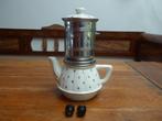 Porseleinen koffiepot met metalen filter, Sultana