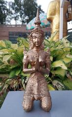 Boeddha,Buddha;Tempelwachter Thailand,Teppanom vrouw,brons, Huis en Inrichting, Woonaccessoires | Boeddhabeelden, Ophalen of Verzenden