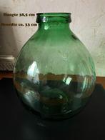 Grote unieke vintage Viresa glazen bolvaas gistfles, Ophalen