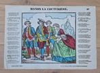 centsprent kinderprent - Pellerin - Manon La Couturière A, Antiek en Kunst, Antiek | Schoolplaten, Ophalen of Verzenden, Overige thema's