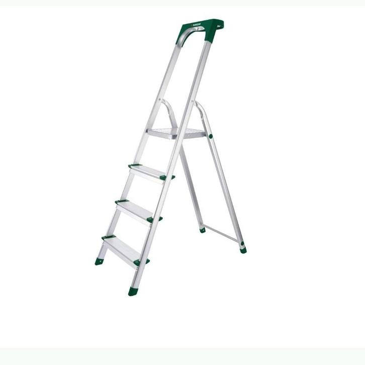 Aluminium Trap  nieuw, Doe-het-zelf en Verbouw, Ladders en Trappen, Nieuw, Trap, Minder dan 2 meter, Opvouwbaar of Inschuifbaar